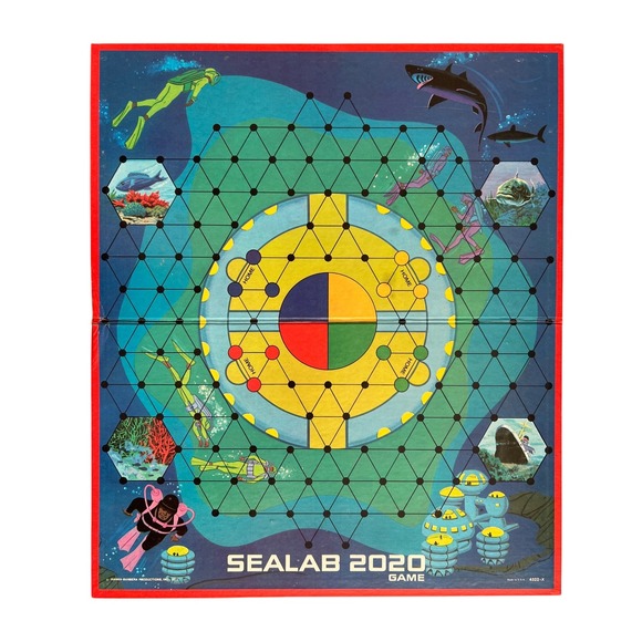 Sealab 2020 Game Milton Bradley Retro Vintage Family Board Game Complete - Picture 3 of 4